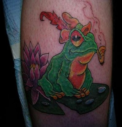 Frog Tattoo Image